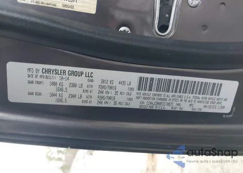 2015 Jeep Compass Sport z USA, uszkodzony, nr VIN 1C4NJCBA8FD170571